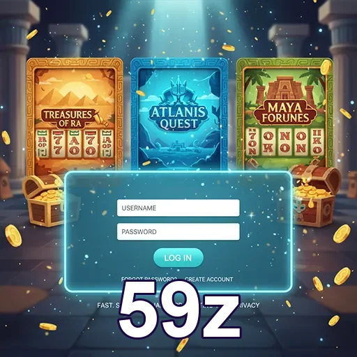 Ilustração de Explore o aplicativo cassino 59z para Android e iOS