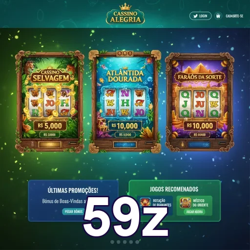 Ilustração de Explore as Slots e Recompensas VIP no 59z