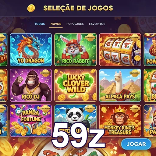 Ilustração de Aproveite a Diversão Rápida em Slots com 59z