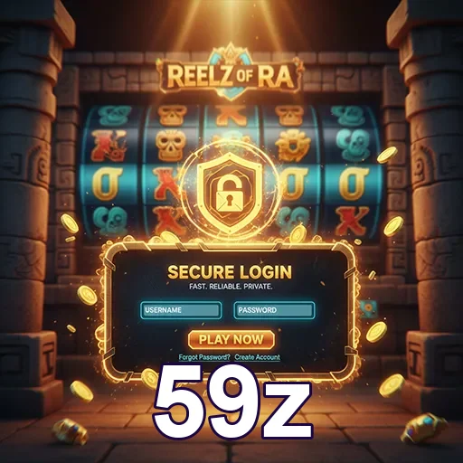 Ilustração de Aproveite a Diversão Rápida em Slots com 59z